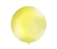 Balón veľký pastelový žltý