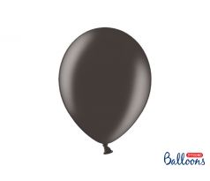 Balóny metalické čierne, 30 cm (10 ks)