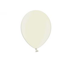 Balóny metalické 29cm, svetlé krémové (1 bal / 100 ks)