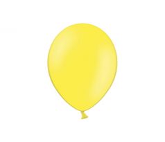 Balóny pastelové 29cm, žlté (1 bal / 100 ks)