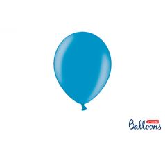 Balóny metalické 12 cm, karibsky modré (1 bal / 100 ks)