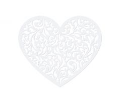 Papierové dekorácie Srdce, 12 x 10 cm