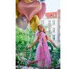 Fóliový balón Srdce ružovo-zlaté 75x64,5cm