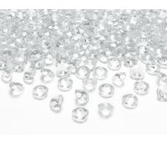 Kryštálové diamanty bezfarebné, 12mm