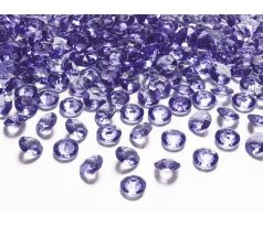Kryštálové diamanty fialové, 12mm