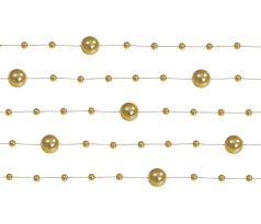 Perlové girlandy zlaté, 1,3m