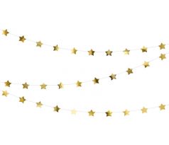 Girlanda zlaté hviezdy, 3,6m