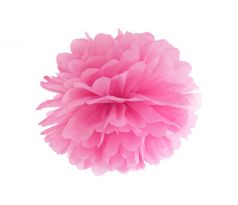 Pomponová guľa ružový, 35 cm