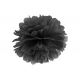 Pomponová guľa čierny, 25 cm
