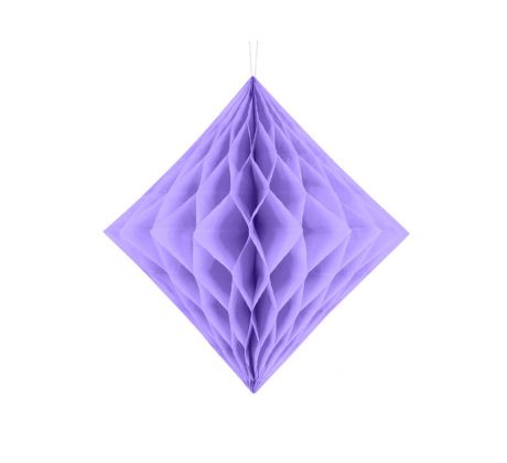 Honeycomb diamant, fialový, 30cm