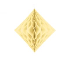 Honeycomb diamant, krémový, 20 cm