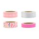 Dekoračné pásky (washi) Pink&Silver