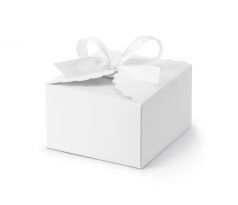 Darčekové krabičky Obláčik, biely, 8x7,5x4,5 cm (1 bal / 10 ks)