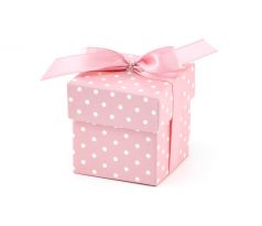 Box na darčeky ružový