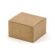 Darčekové krabičky, kraft, 6x5,5x3,5cm (1 bal / 10 ks)