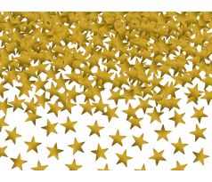 Konfety hviezdy, zlate, 10 mm, 30 g