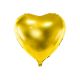 Fóliový balón Srdce, 45 cm, zlatý