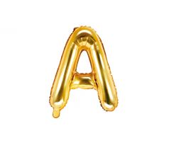 Fóliový balón Písmeno "A" zlatý