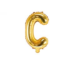 Fóliový balón Písmeno "C" zlatý