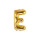 Fóliový balón Písmeno "E" zlatý