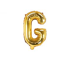 Fóliový balón Písmeno "G" zlatý