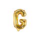 Fóliový balón Písmeno "G" zlatý