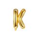 Fóliový balón Písmeno "K" zlatý