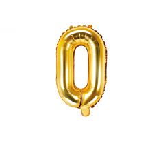 Fóliový balón Písmeno "O" zlatý