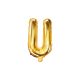 Fóliový balón Písmeno "U" zlatý