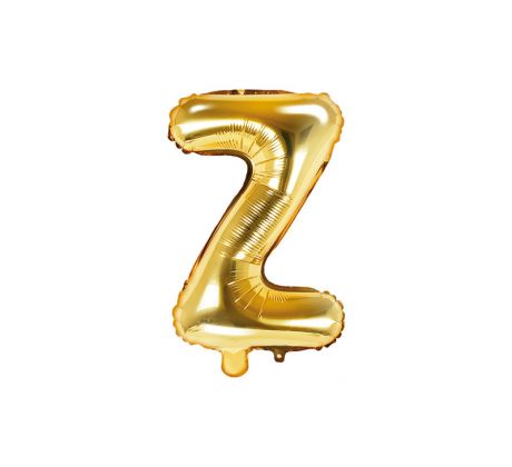 Fóliový balón Písmeno "Z" zlatý