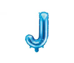 Fóliový balón Písmeno J 35 cm, modrý