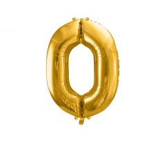 Balón "0" zlatý