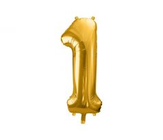 Balón "1" zlatý