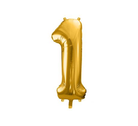 Balón "1" zlatý