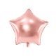 Fóliový balón Hviezda, 48 cm, ružovo zlatý
