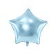 Fóliový balón Hviezda, 48 cm, svetlomodrý