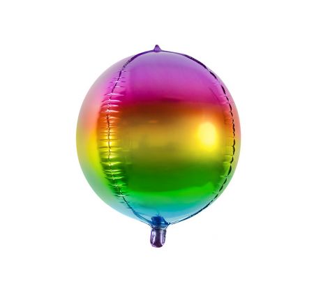 Fóliový balón Guľa dúhový