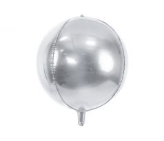Fóliový balón Guľa strieborný