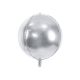 Fóliový balón Guľa strieborný