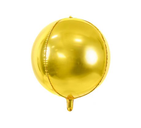 Fóliový balón Guľa zlatý