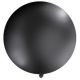 Balón veľký pastelový čierny