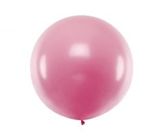 Balón veľký metalický bledoružový