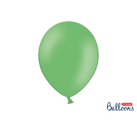Balóny pastelové zelené, 30 cm (100 ks)