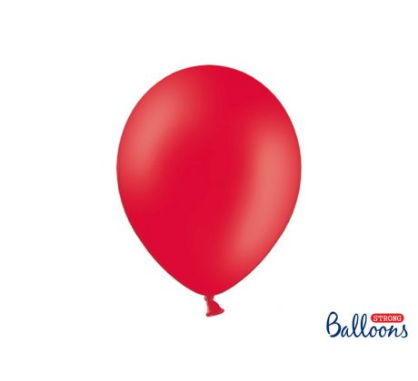 Balóny červené, 30 cm (10 ks)