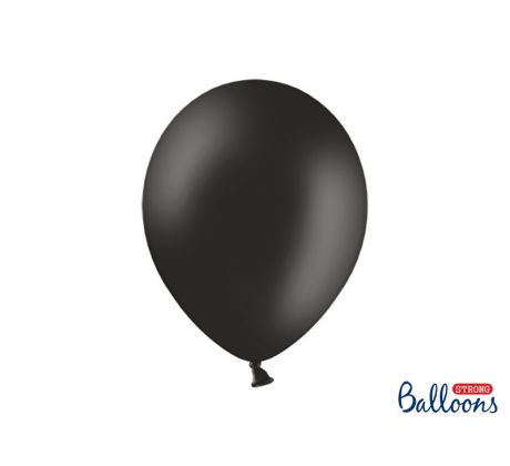 Balóny čierne, 30 cm (10 ks)