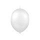 Prepojovací balónik 12 '', pastelovo biele (1 bal / 100 ks)