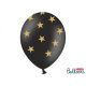 Balóny Hviezdy, 30 cm, čierne (1 bal / 50 ks)