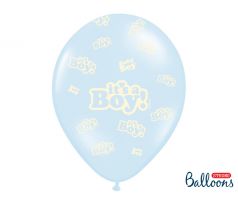 Balóny It´s a Boy, 30 cm, baby modré (1 bal / 50 ks.)