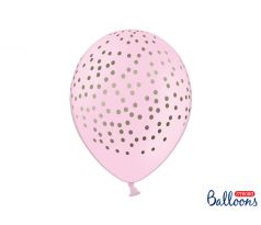 Balóny Dots, 30 cm, ružové (1 bal / 50 ks)