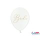 Balóny Bride, 30 cm, čisto biele (1 bal / 50 ks)